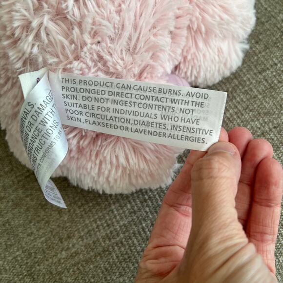 Pink Unicorn Warmies Stuffed Animal Plush Rainbow Spakle - Picture 11 of 13